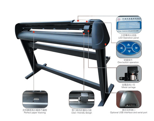 sticker cutting machine /plotter machine /cutting plotter machine / 0.0127mm