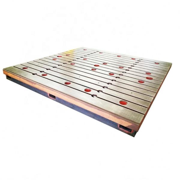 T Slots Cast Iron Lapping Plates Grinding Surface Machining Part Hollow Type