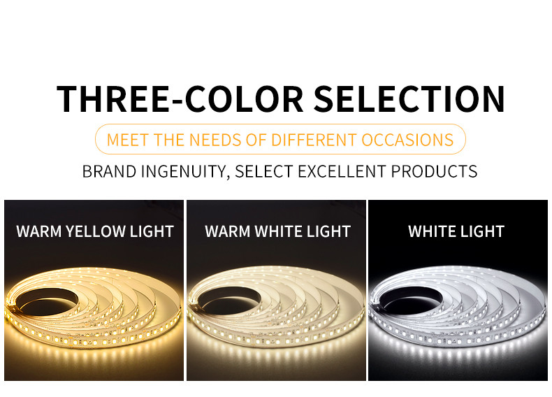 22W IP20 2080-2130lm SMD 2835 LED Strip Aluminium Shell