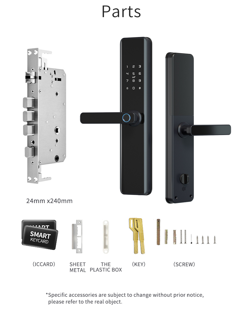 TTlock Smart Home Door Lock M1 Door Access Control Anti-theft Lock Biometric Fingerprint Lock