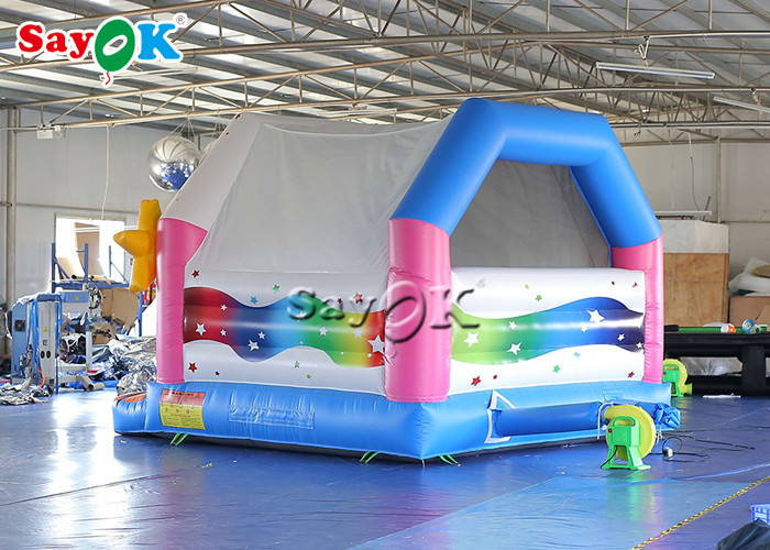 Outdoor Kids PVC Rainbow Unicorn Inflatable Bouncy Castle