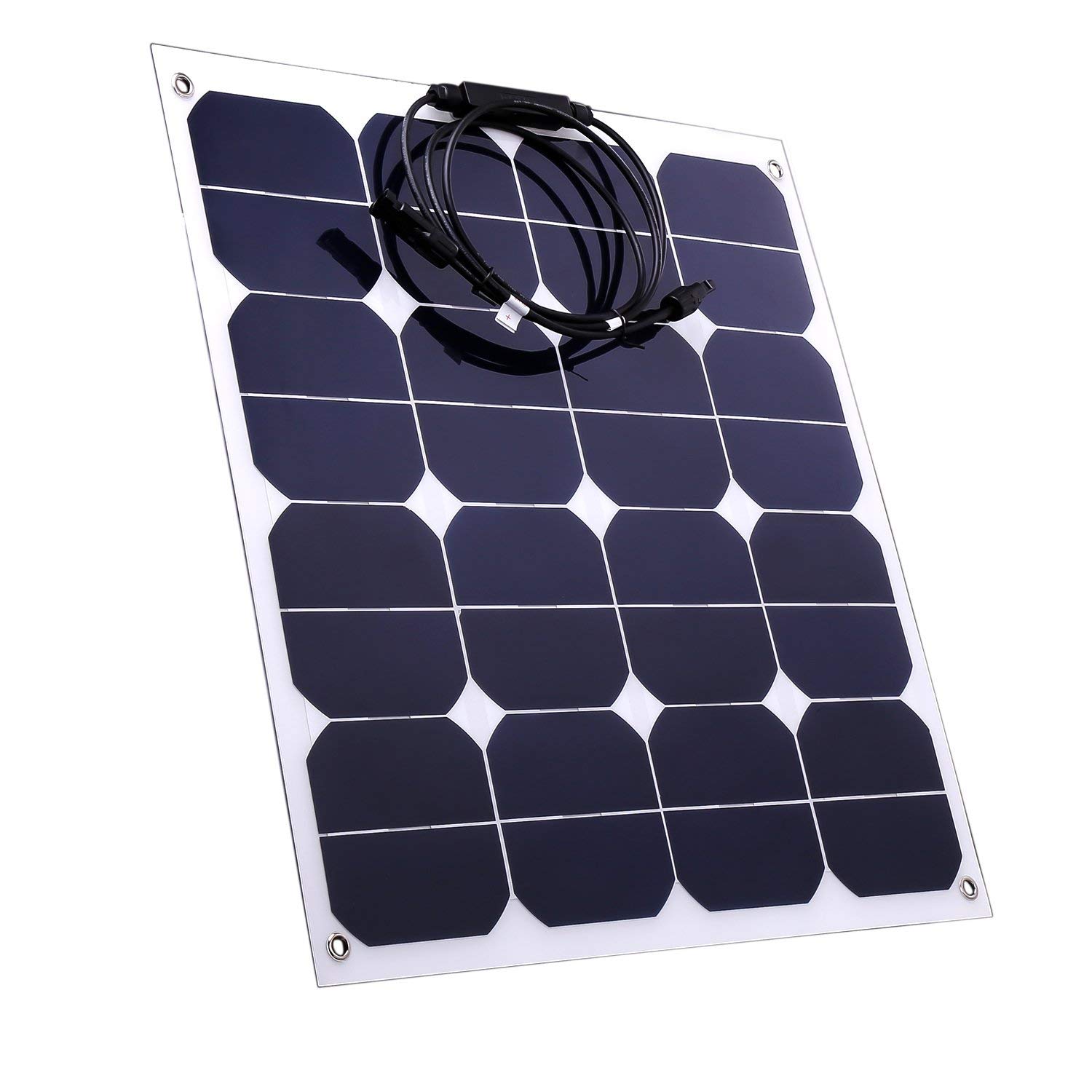 50W ETFE Flexible Solar Panel For 12V Mono Waterproof Solar Energy System