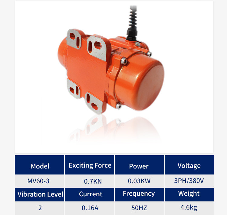 Three Phase Electric Vibrating Motors For Hopper Bins Silos Screens Concrete Batching Plants