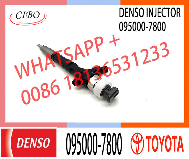common rail injector 23670-30310 095000-7800 injector for TOYOTA 2KD-FTV, D-4D, TRH2 injector nozzle 23670-30310 095000-