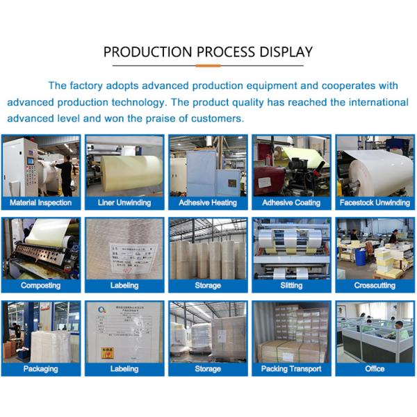 8000T Heat sensitive 76mm Silver Foil Paper Labels