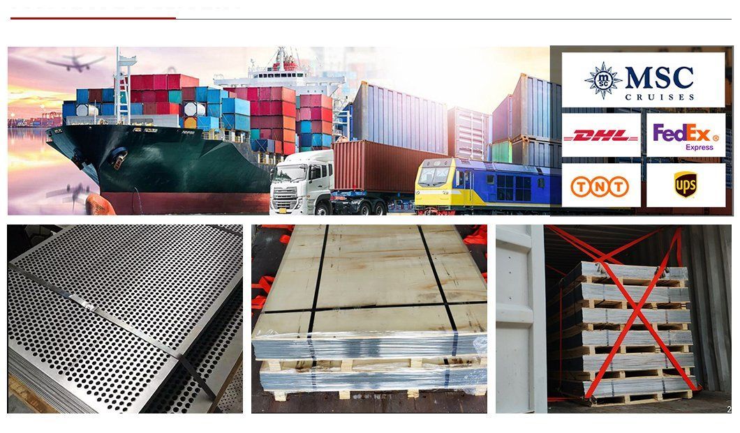 Windproof Guardrail Factory Price Sales Coiled Plate Thickness 0.2mm-1mm Length 20m Metal Perforated Mesh