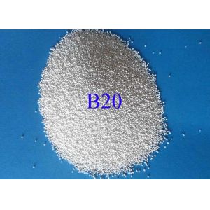 China High Strength Zirconia Beads Ceramic Blasting Media B20 /B30 For Metal Shot Peening on sale