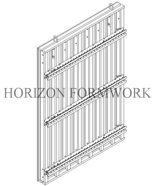 Steel Waling Wall Formwork Systems , Column Formwork Systems For Commercial Towers