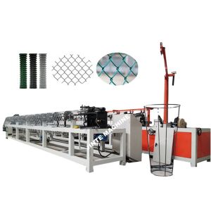 Electro Galvanized 5.5kw Chain Link Making Machine