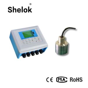 China Wall-mounted digital ultrasonic level meter water fuel depth finder on sale