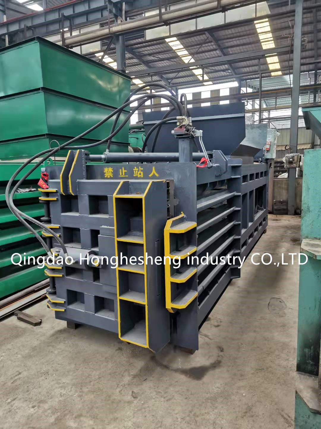 Waste Cardboard Plastic Bottle Press Machine Horizontal 120t