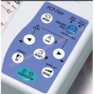 Refurbished Fukuda FCP-7101 12 Lead ECG Machine 12 Channels
