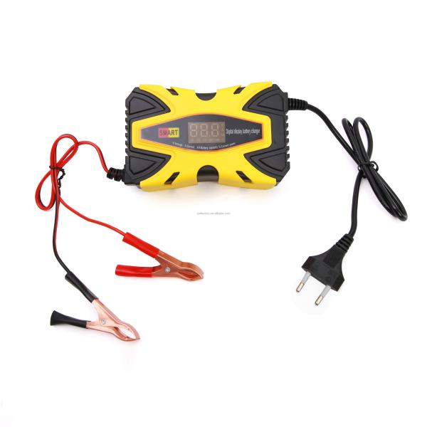 Motorcycle/Scooter 12V 8A 7-Stage Smart Lead-Acid Battery Charger with 90% Charging Efficiency and Advanced Technology