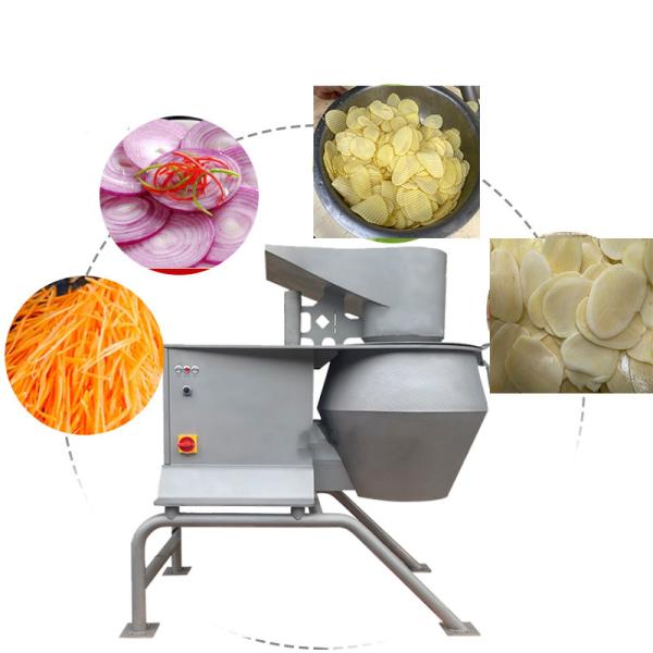 Multi - Function Carrot Cutting Machine 3T/ Hour Potato Chips Crinkle Cutter Wavy Slicer