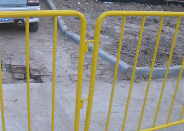 RP Safety Removable Metal Pedestrian Barriers , Steel Road Safety Barricades