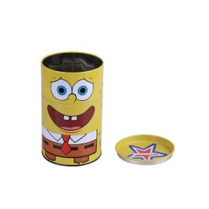 Three Part Easy Rotate Custom Tin Cans CMYK Printing