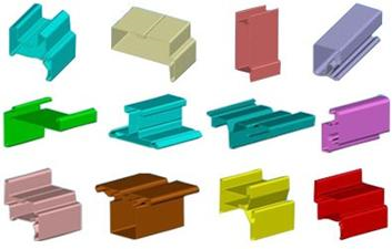 Automatic Door Frame Roll Forming Machine , Steel Door Frame Manufacturing Machines