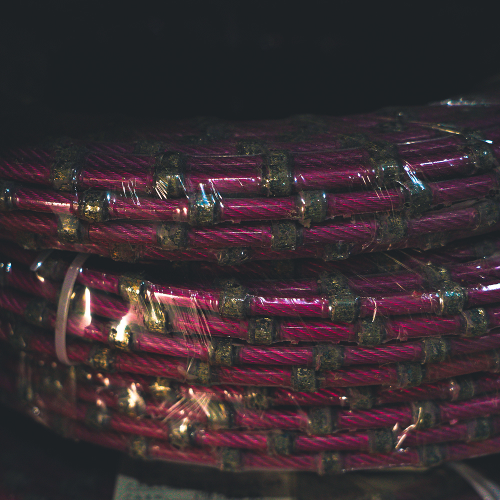 7.3 8.3mm Diamond Wire Saw for Granite Marble Block Squaring and Profiling Guaranteed
