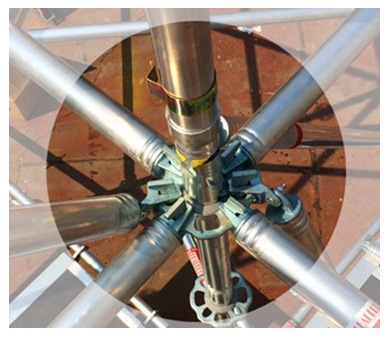 50.8MM Diameter Aluminium Alloy Scaffolding Lightweight For Complex Engineering