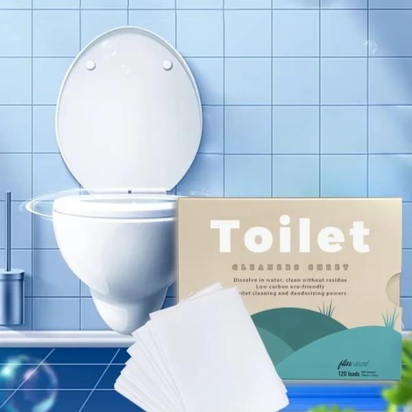 Multi Functional Toilet Bowl Cleaner Strips Quick Dissolve Disposable