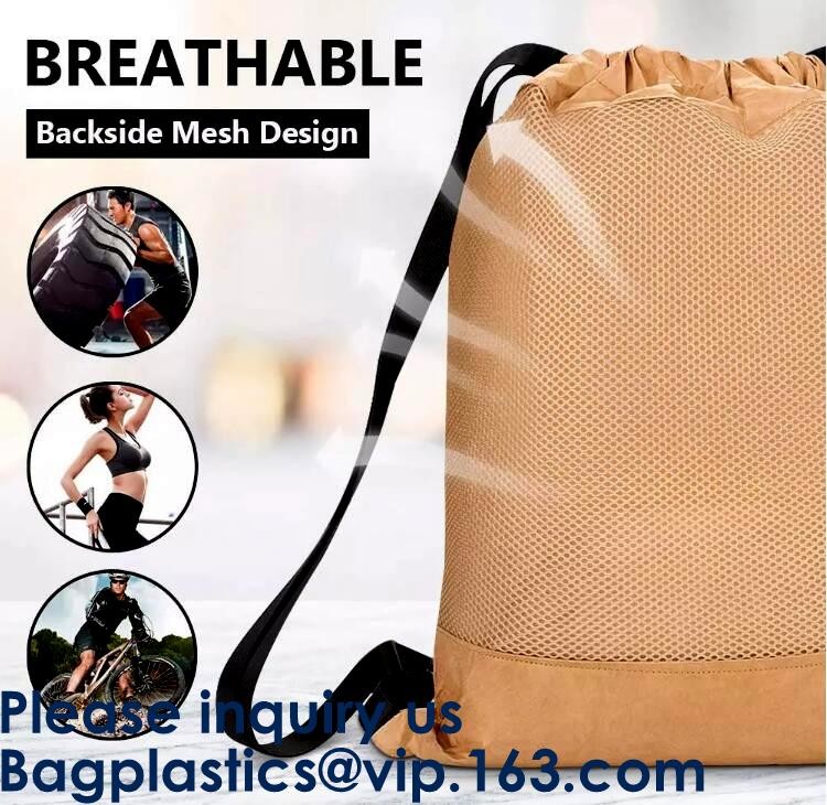 Eco Friendly Reusable Waterproof Tyvek Passport Holder Packing Cubes Toiletry kit Backpack Tote Bag Travel Accessories