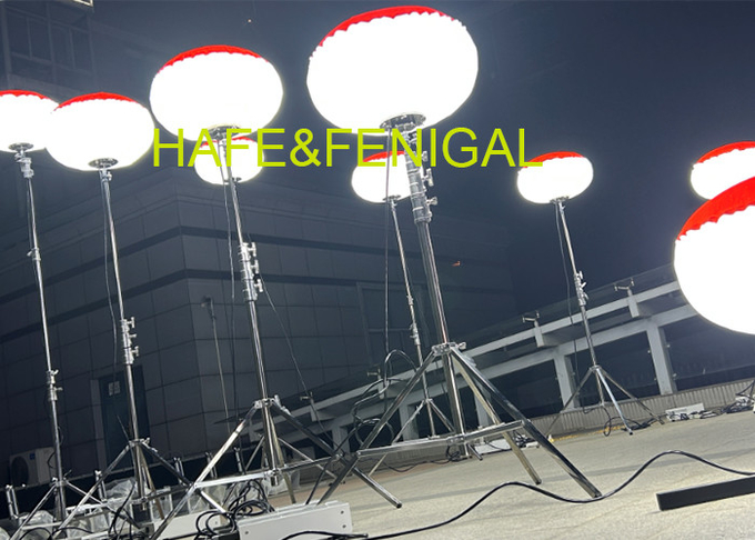 Safety Balloon Light Tower 600w Led   For Road And Building Repairs Lighting 0