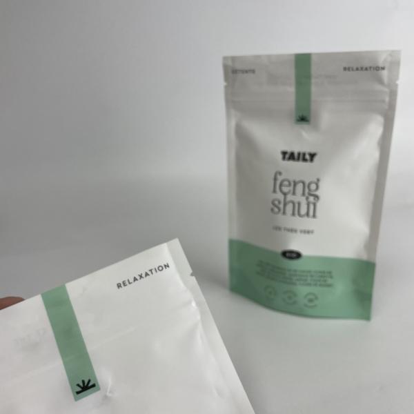 OEM Logo Eco Friendly Custom Stand Up Pouch Packaging With Zipper