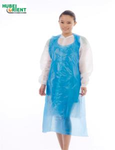 Quality Odorless Non Irritating Disposable PE Apron Without Sleeves for sale