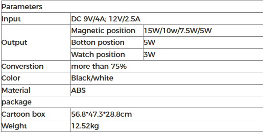 QI Magnetic Wireless Charger T216 For IPhone And Samsung Wireless Charger Stand