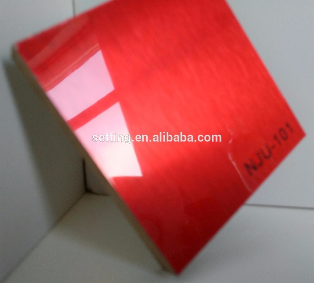 Double side Metal uv mdf board 1220*2440*18mm for industrial style furniture