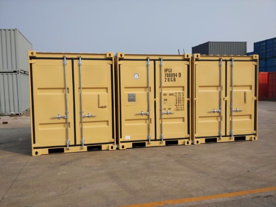 6ft x 8ft Shipping Containers Dry Storage Containers External Dimensions 1960 x 2438 x 2591 mm Portable Cargo Storage