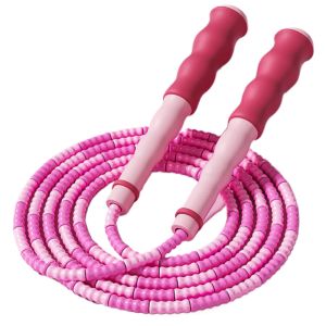 Beaded Jump Rope For High Intensity Workouts Tangle-Free Fitness Soft Beaded