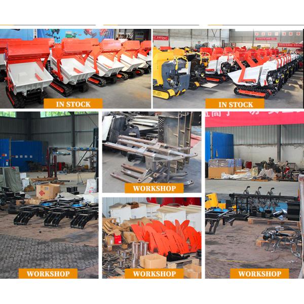 Agricultural Hydraulic Mini Dumper 800kg Small Manual Tracked Dumper Multifunctional Self Loading Dump Truck