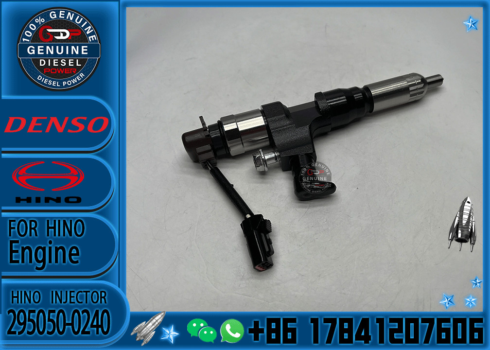 Diesel Fuel Common Rail Injector 295050-0920 295050-0240 23670-E0540 23670-E0450 for Hino J05E Kobelco SK200-8 SK300-8