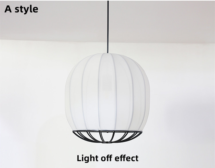 Modern and Minimalist Fabric Chandeliers Restaurants Living Rooms Hotels Homestays Lanterns lamp(WH-AP-594)