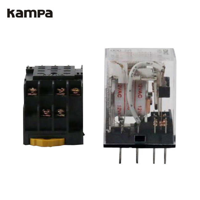 12VDC MY3NJ HH53P General Purpose Power Relays Electromagnetic 3NO3NC 11 PIN LED with base