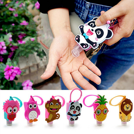 Waterless Silicone 75% Alcohol 30ml Hand Sanitizer Holder