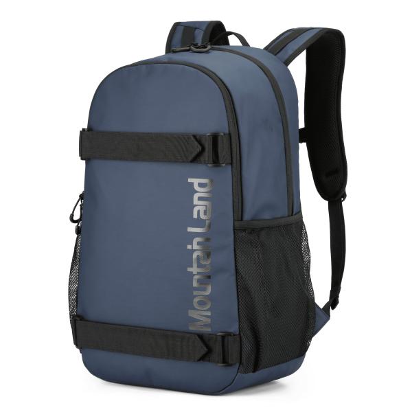 Ergonomic PU Leather Laptop Backpack Waterproof Business Laptop Backpack