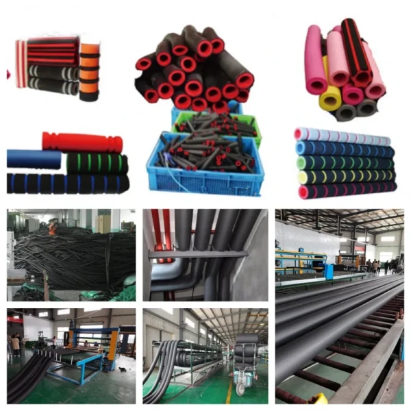 PVC/NBR/EPDM Foaming Aircondition Flexible Insulation rubber pipe machinery