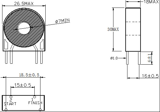 Energy Meter Electronic Current Transformer 50 - 400Hz Power Transducer