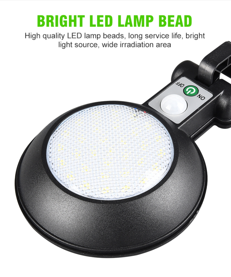 Water Resistance 500LM 5.5v 2.5w Solar Motion Sensor Wall Light FCC Certified