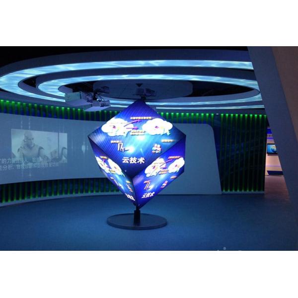 Outdoor Waterproof Cube LED Display Screen Four Sides Led Cube Display Screen for Advertising Sign