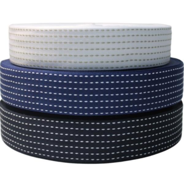 Factory Price Soft Striped Plain Polyester Webbing Tape For Garment