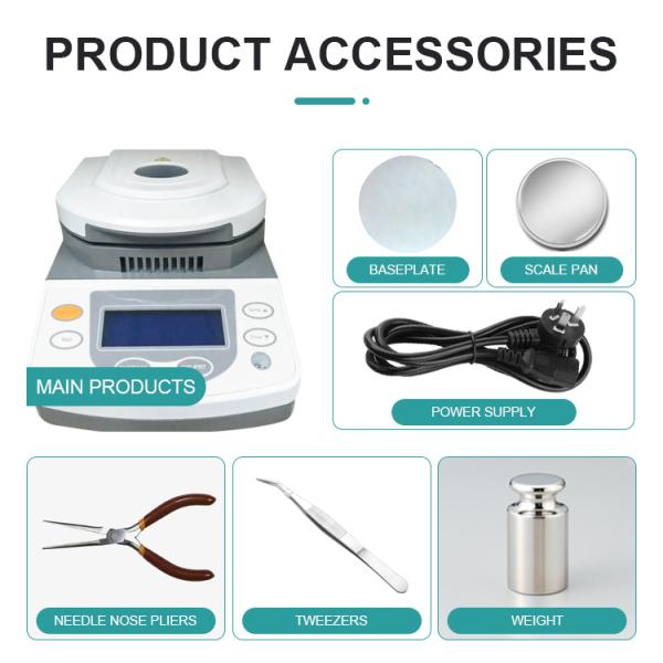 Precision Halogen Moisture Analyzer Accurate Moisture Detection for Granular Medicine