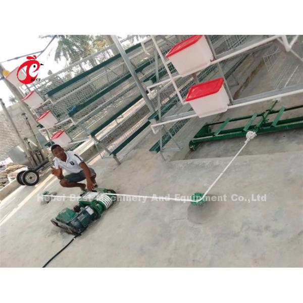 Semi Automatic 3.5mm Layer Battery Cage System Poultry Farming Equipment Ada