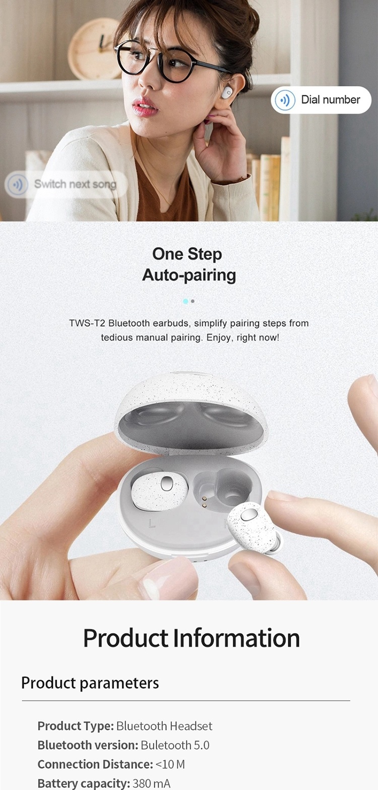 Deep Bass Bluetooth Sport True Wireless Gym Earbuds (for iPhone)