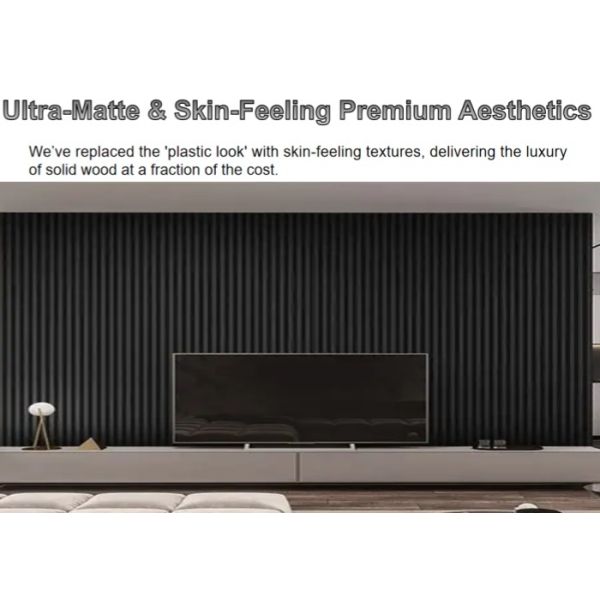 160mm Width Industrial Interior WPC Wall Panel 500kg/m2 Load Capacity 85°C Heat Resistant