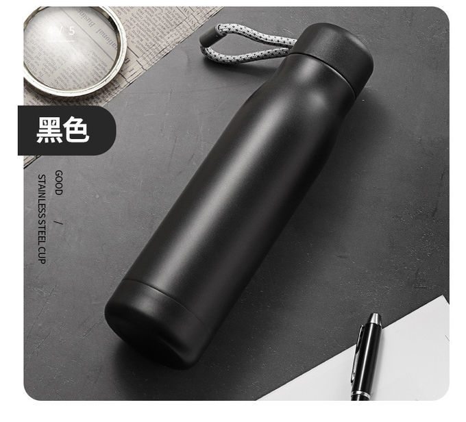 Insulated Water Bottle – 20oz Triple Wall BPA-Free Leak-Proof Stainless Steel Thermos For Hot & Cold Drinks – Reusable Water Bottle Ideal For Work