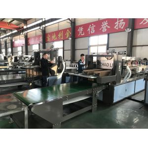China Automatic Corrugated Partition Assemble Machine 350v 50HZ 10kw Power on sale