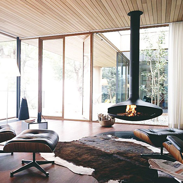 Suspended Freestanding Wood Burning Fire Pits Hanging